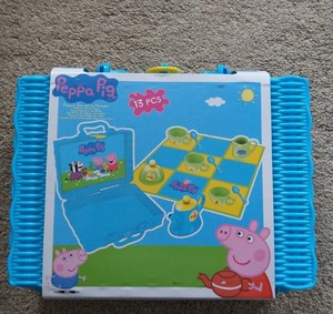 peppa pig picnic tea set