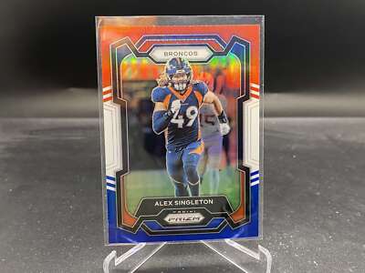 Alex Singleton 2023 Prizm Red White & Blue #84 Broncos