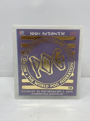VTG Sealed New 1995 The World POG Federation Micro Tournament Game