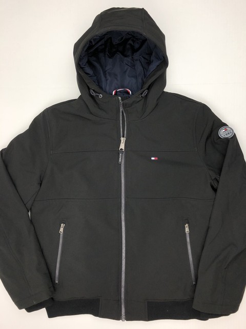tommy hilfiger men's waterproof breathable hooded jacket