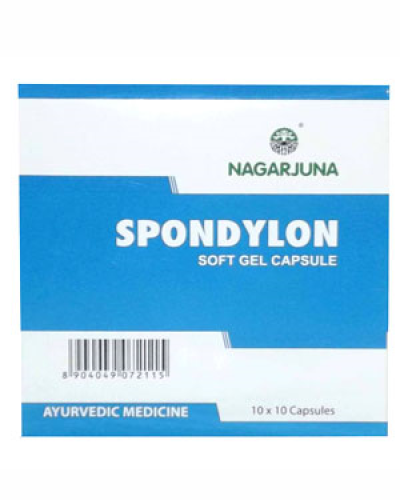 Nagarjuna Spondylon Soft Gel Capsules 100 nos - Picture 1 of 4