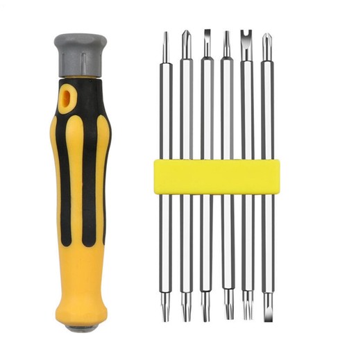 Portable Screwdriver Set 6 In 1 Multi Screwdriver Tool 4 Types Excellent Tool