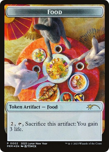 🔥Lasagna Food T Token Foil #918 | SEALED | SLD Secret Lair x