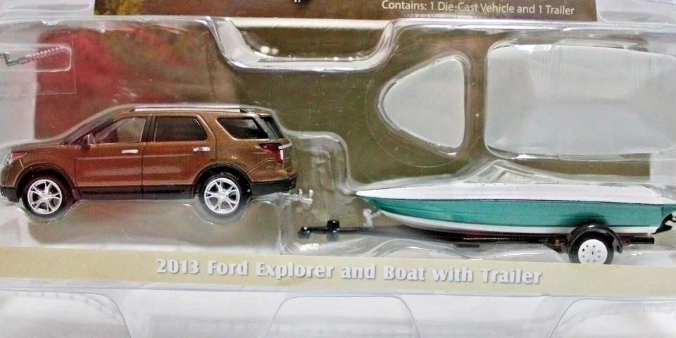 2015 GREENLIGHT Hitch & Tow Series 4- 2013 Ford Explorer and Boat with Trailer - Image 3 of 4