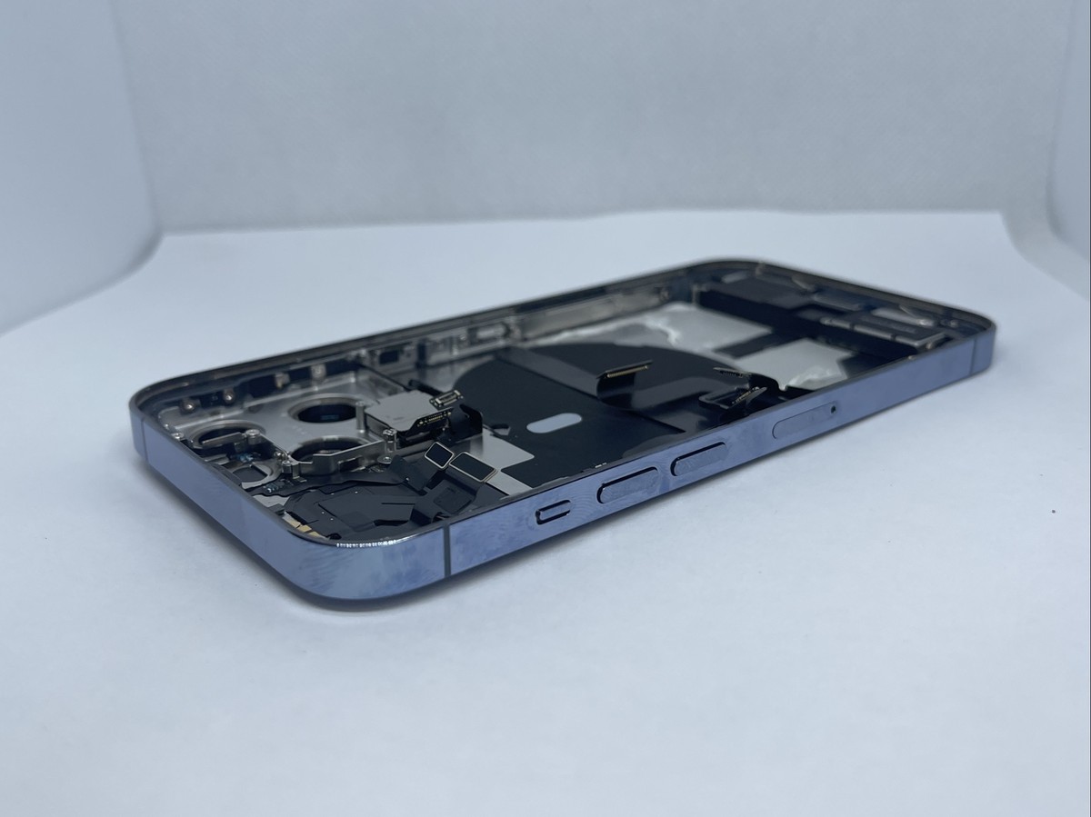 iPhone 13 Pro Back Housing Replacement Frame Sierra Blue OEM Back