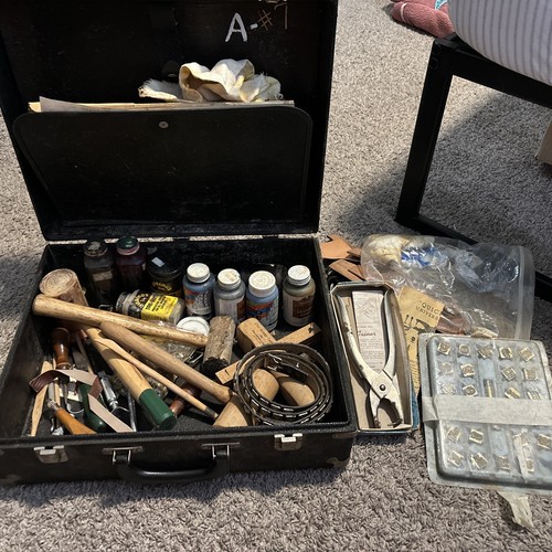 Leather Working Kit, Leather Working Tools for Beginners, Leather