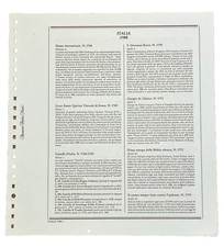 Fogli Album Marini King Italia Repubblica 1988 singoli