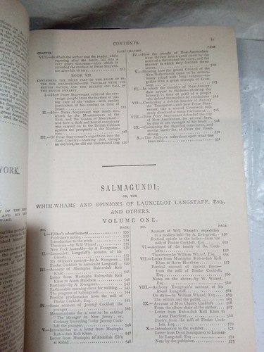 1893, Works of Washington Irving Vol. 1 Alhambra Granada Conquest Spain etc. HC - Picture 6 of 12