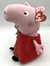 Ty Beanie Buddies  Peppa Pig  w/ Teddy Bear Plush Toy