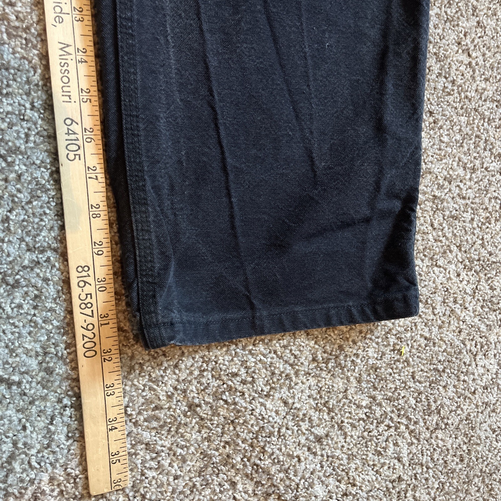 Carhartt Pants Mens 42x36 (40x32) Black CAT Flame Resistant Jeans 100791-001 - View 10