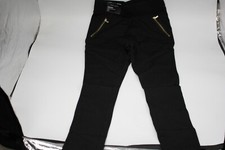 New Look Black Ponte High Waisted Legging Size 8