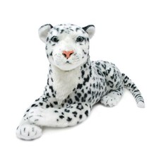 Stuffed Animal Plush Toy The Snow Leopard 17 in. High Quality Polyester Fabric