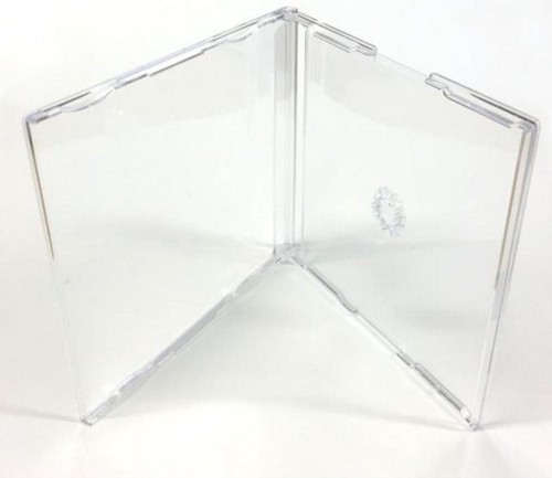 10 x Maxi Single CD 6mm Slim Clear Tray New Replacement Jewel Case J CARD Type - Afbeelding 3 van 5