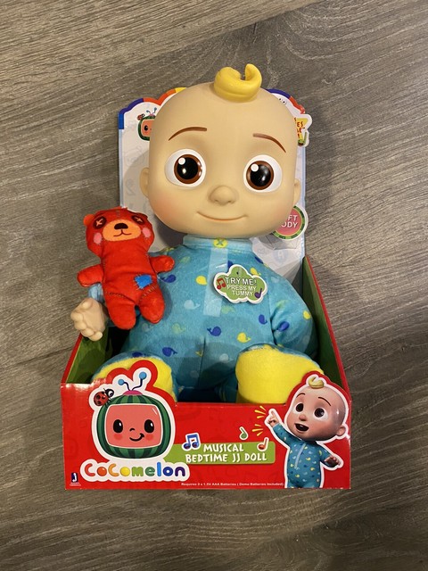Cocomelon Musical Bedtime JJ Doll with Plush Tummy and Roto Head for sale online | eBay