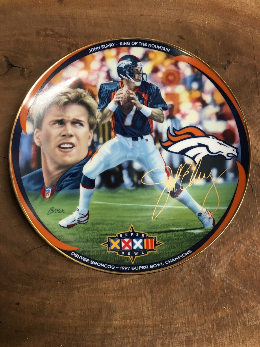 John Elway Denver Broncos, 1997 Super Bowl Champions NFL, King of