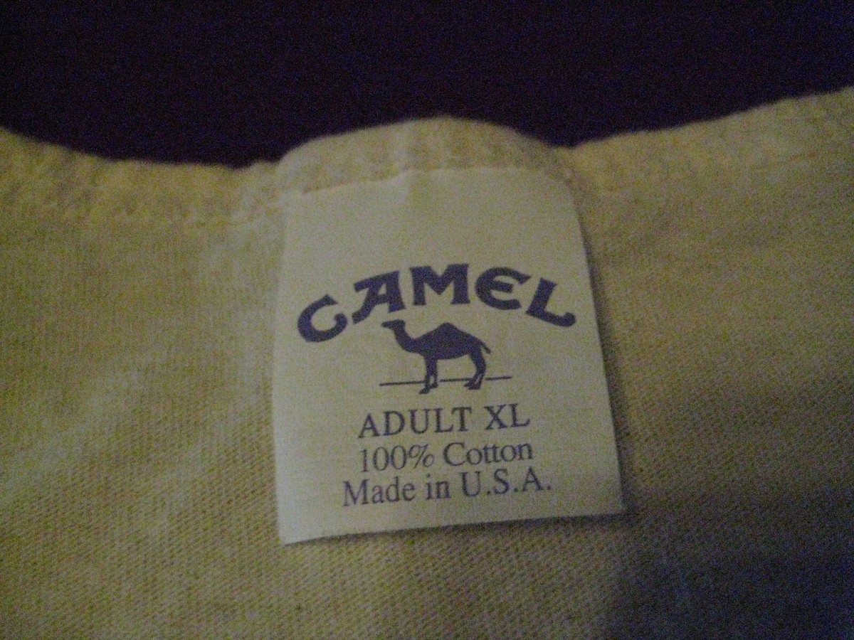 5WB671【90s】vintage CAMEL ロゴ　タバコ　タンクトップ Vintage 90s Camel Cigarette Promo Deadstock tank top Size XL