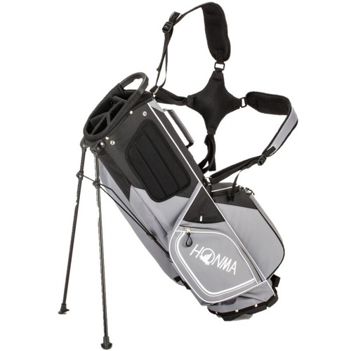 Honma Golf EU Light Carry Stand Bag 9inch Lightweight 2.3kg Men 5-way Gray/Black - Picture 3 of 5