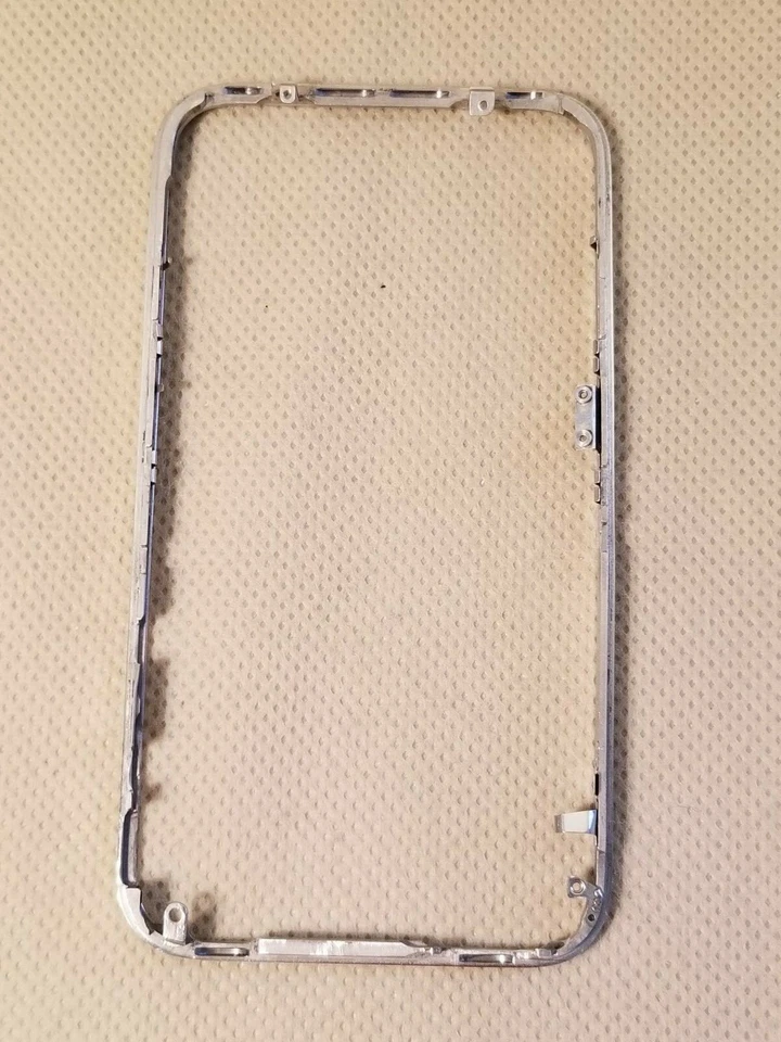 Nova moldura frontal de metal cromada Apple - IPHONE 3G 3GS A1241 A1324 A1303 A1325 - Imagem 4 de 4