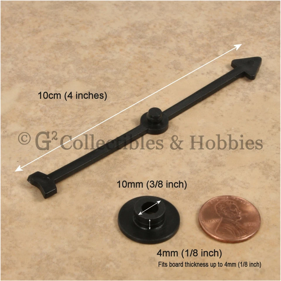 NEW 50 Snap Together Spinners 4 inch Board Game Prototype Playing Pieces Set - Image 2 of 2