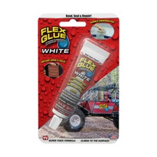 Flex Seal Family of Products Flex Glue MINI White Rubberized Waterproof Adhesive