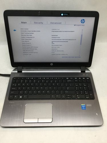 HP ProBook 450 G2 15" Laptop Intel Core i3 4th Gen. -MZ