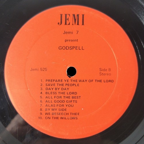 Jesus Christ Superstar Godspell Vinyl Record LP 1971 Stephen Schwartz - Picture 7 of 7