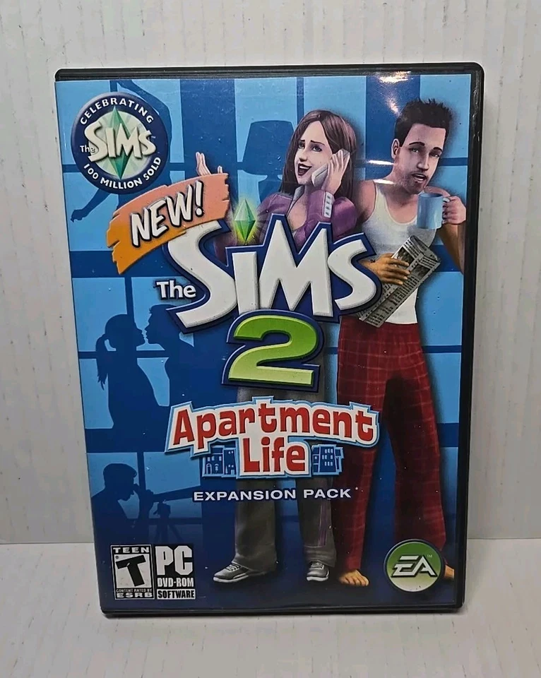 The Sims 2 : Apartment Life - Expansion Pack PC DVD-ROM 2008 Rated Teen VGC - Image 2 of 3