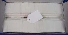 1000 Blank White Unstrung Merchandise Price Tags #5