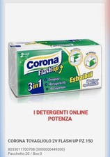 X4 CORONA FLASH UP 3 IN 1 TOVAGLIOLI ASCIGATUTTO ESTRAIBILI 2 VELI