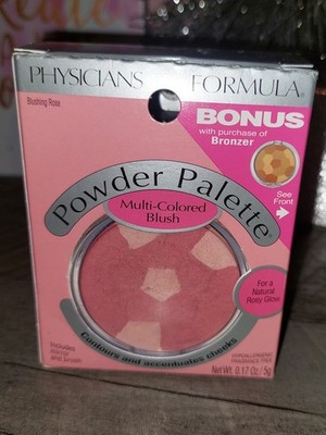 Physicians Formula Powder Palette Blush Blushing Rose 2466 & Light Bronzer 2 Pk