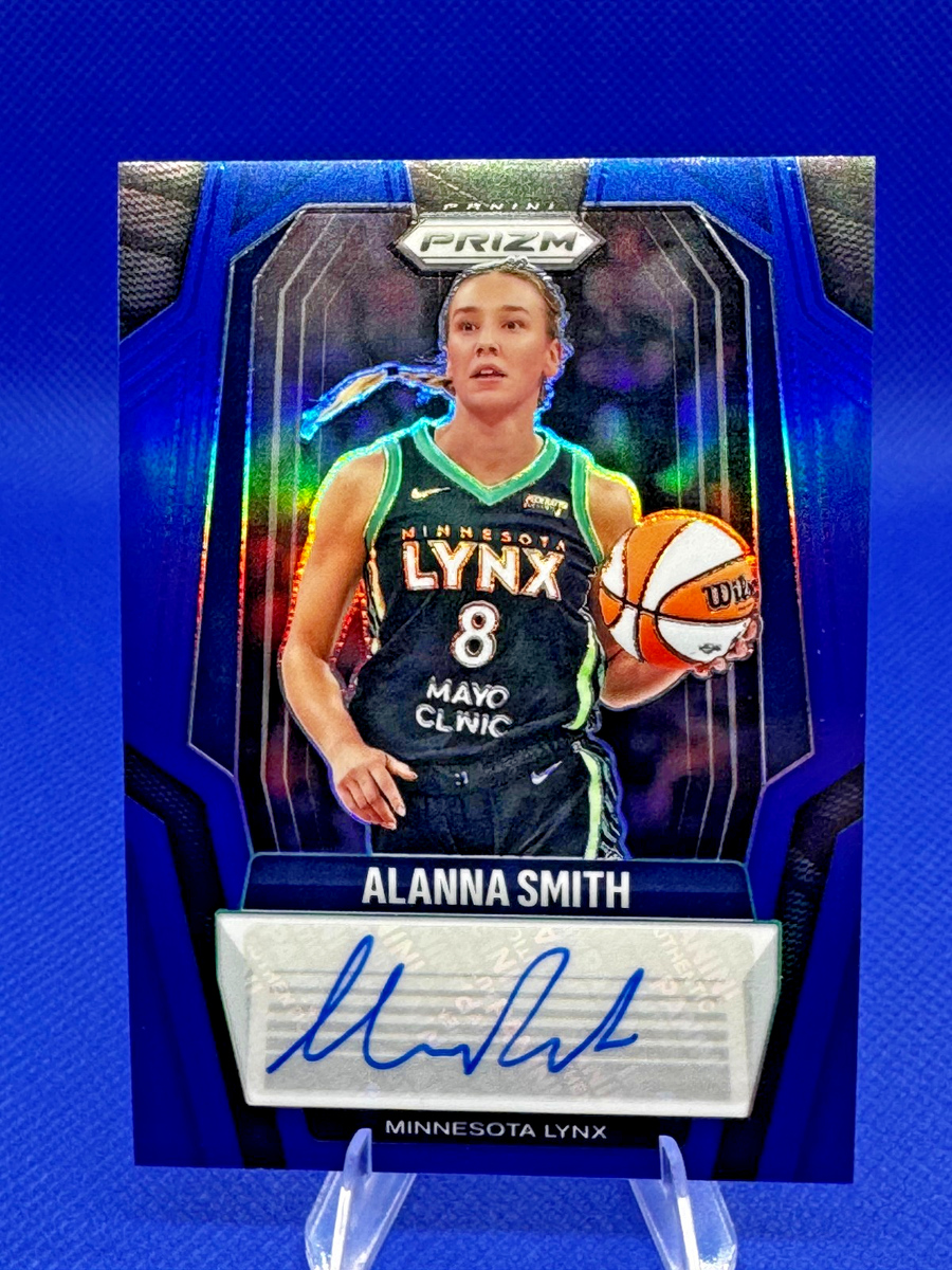 2025 PANINI PRIZM WNBA ALANNA SMITH BLUE SIGNATURES #23/75 AUTO