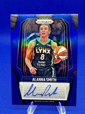 2025 PANINI PRIZM WNBA ALANNA SMITH BLUE SIGNATURES #23/75 AUTO MINNESOTA LYNX