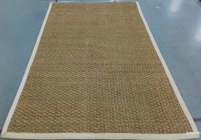 NATURAL IVORY 5'-0'' x 8'-0'' Broken Thread Rug, Reduced Price 1172791881 NF114J-5