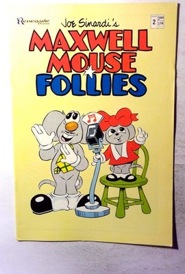 Maxwell Mouse Follies #2 (1986) Renegade Press 1st Print Comic Book