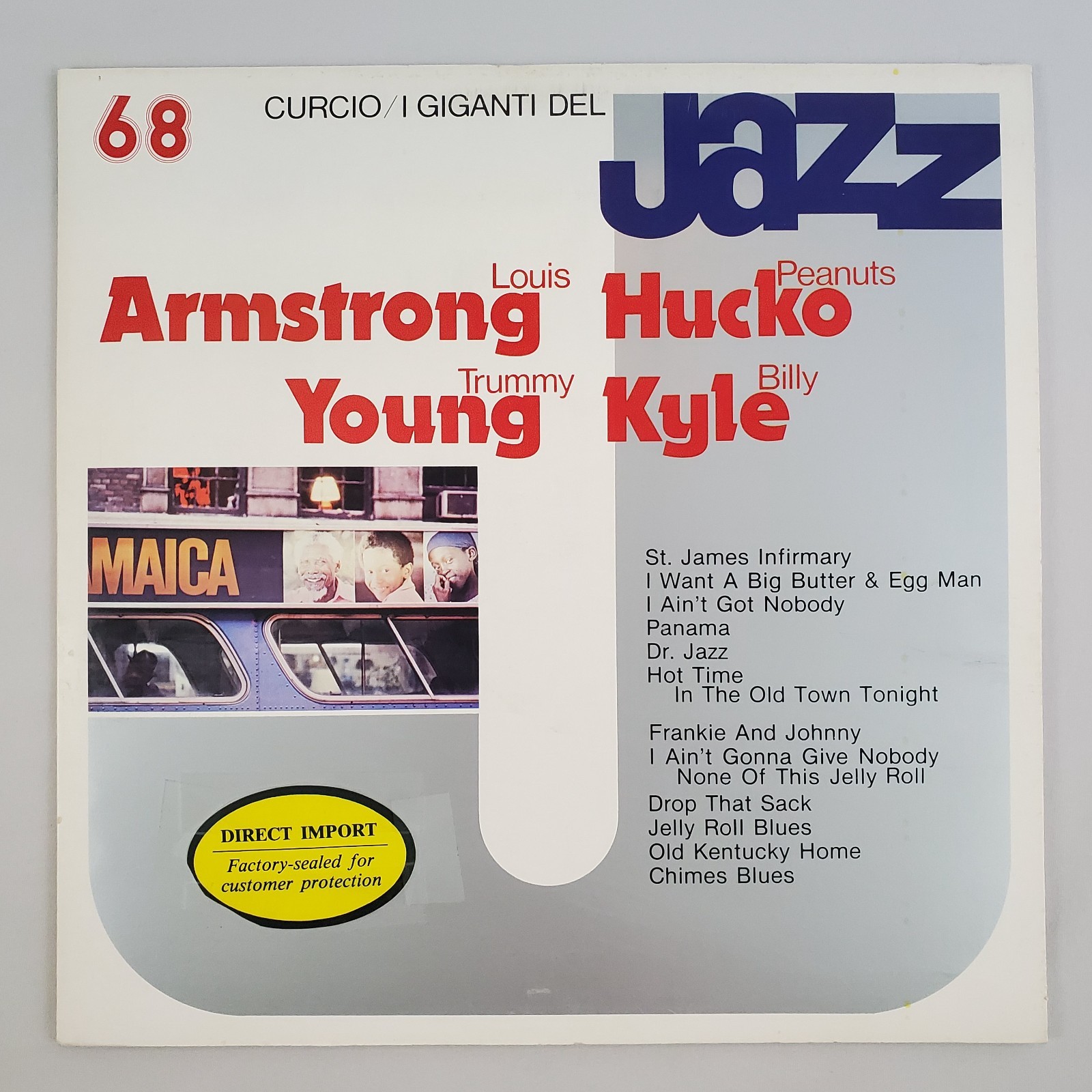 Curcio I Giganti del Jazz #68 Record Louis Armstrong Peanuts Hucko Trummy Young