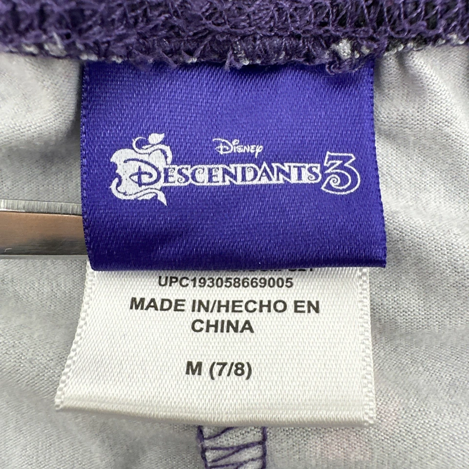 Disney Descendientes 3 Leggings Niña M 7/8 Y Púrpura Aop ..#33600 Foto 2 de 4