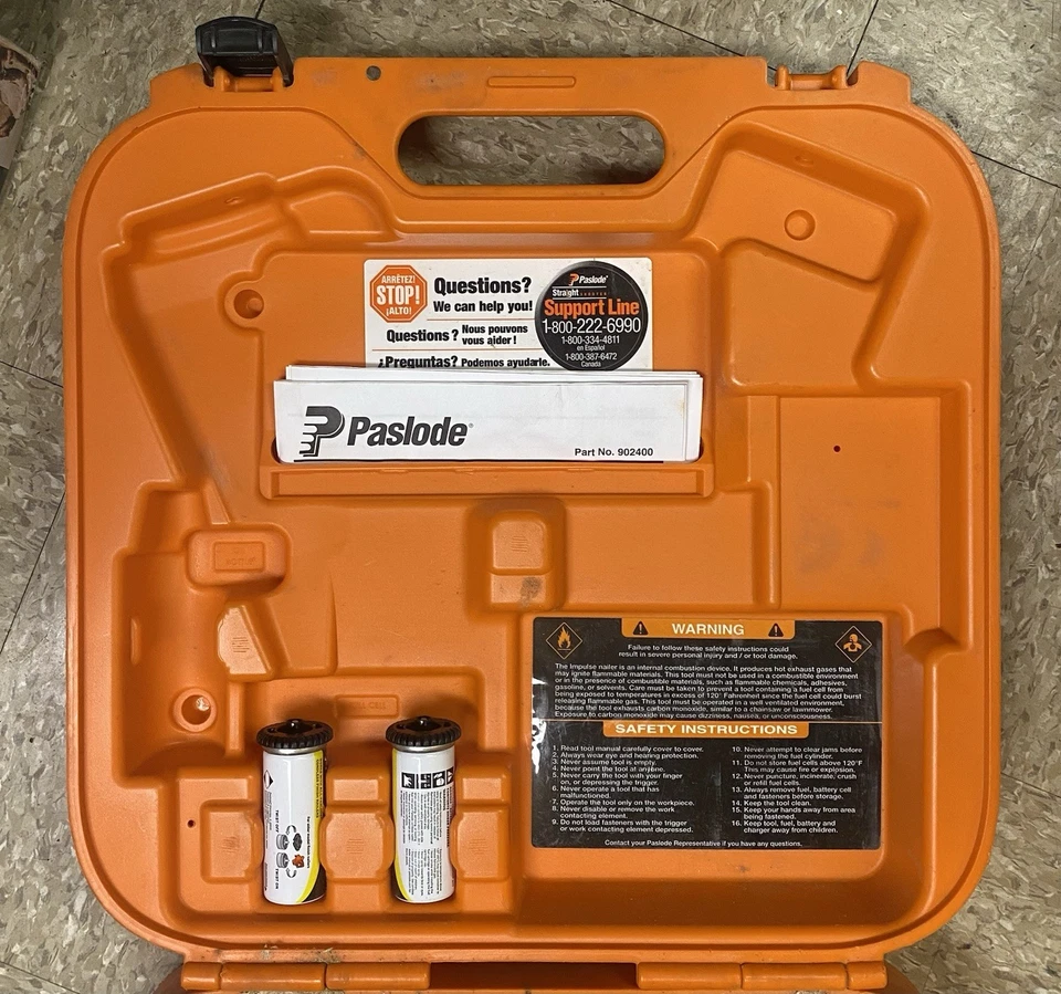 16 Gauge Paslode IM250A  Cordless Angled Finish Nailer - Image 3 of 4