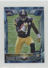 2015 Topps Chrome Mini Rookies Hot Box Blue Diamond Refractor Sammie Coates 09o4