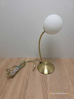 Vintage Tischlampe - ESTO Lighting / Art Nr. 83364 / goldener Fuß mit Kugel