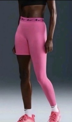 NEW Women's Size M Nike Dri-Fit Pro A'Ja Wilson Pink Leggings