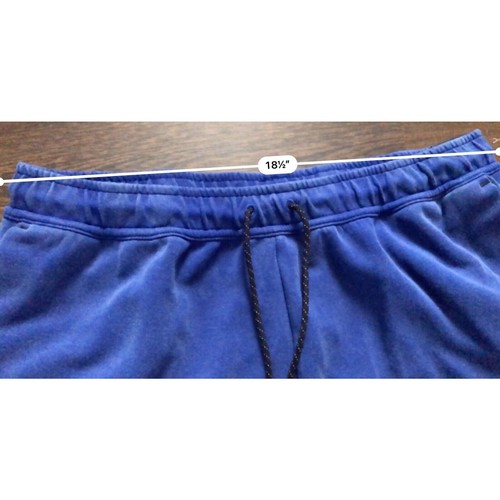 NIKE Men's "Washed" Tech Fleece Shorts Blue Black Sportwear (CZ9912-455) XXL - Picture 12 of 12