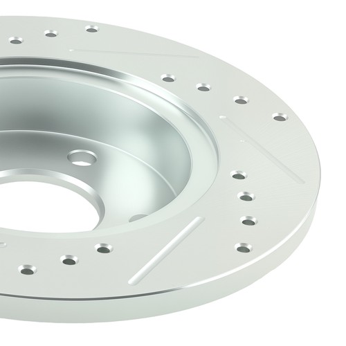 Rear Drilled & Slotted Brake Rotors For Pontiac G5 2007-2010/G6 2005-10 S-55094 - Picture 11 of 12