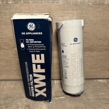 GE XWFE Refrigerator Water Filter - White OEM original without Chip  New