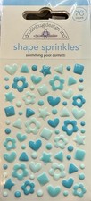 Doodlebug Shape Sprinkles Swimming Pool Confetti