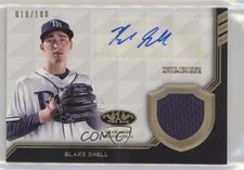 2018 Topps Tier One Auto Tier One Relics 18/100 Blake Snell #AT1R-BS Auto 1dt9