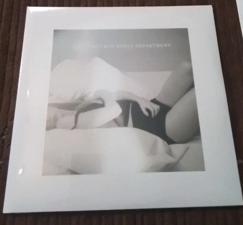 Taylor Swift The Tortured Poets Department 2LP Phantom Clear Vinyl Record Sealed