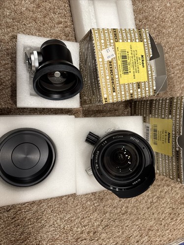 Nikon UW Nikkor 15mm f/2.8 Lens Finder DF-11 Nikonos From Orignal Boxes MINT