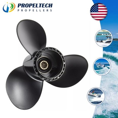 11 1/4 x 15 Boat Propeller 13 Spline 58100-88L61-019 Fit Suzuki Motor 35-65HP,RH