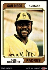 1974 Topps #125 Nate Colbert Padres VARIATION 6.5 - EX/MT+