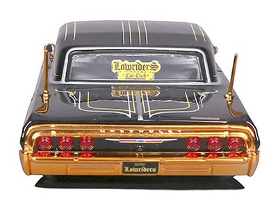 1964 Chevrolet Impala SS Lowrider Black Metallic with Gold